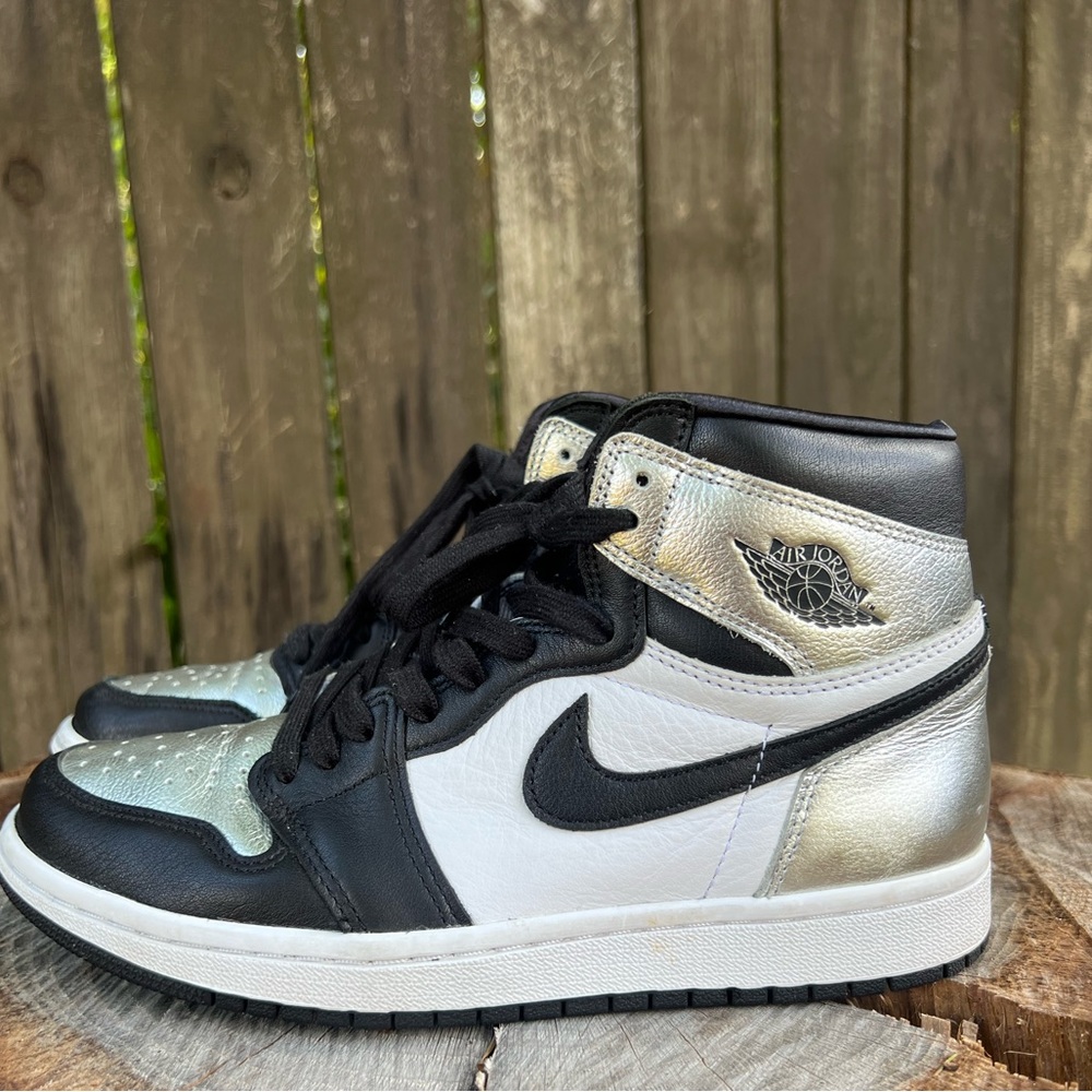 Jordan 1 Retro High Silver Toe Women’s Size 7